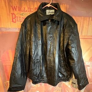 NWT Patchwork Leather Jacket | XL |